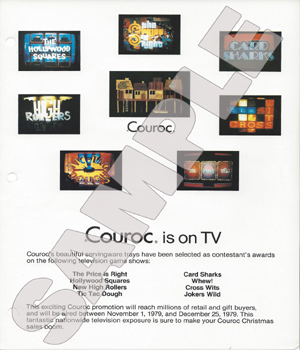 Couroc of Monterey-51 Couroc Product Catalogues 1958 to 1985.